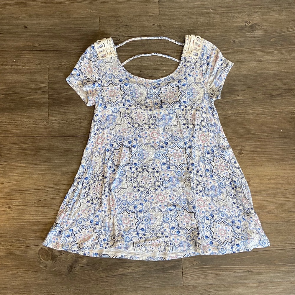 [Weavers] Scoopback Embellished Babydoll Top - XS